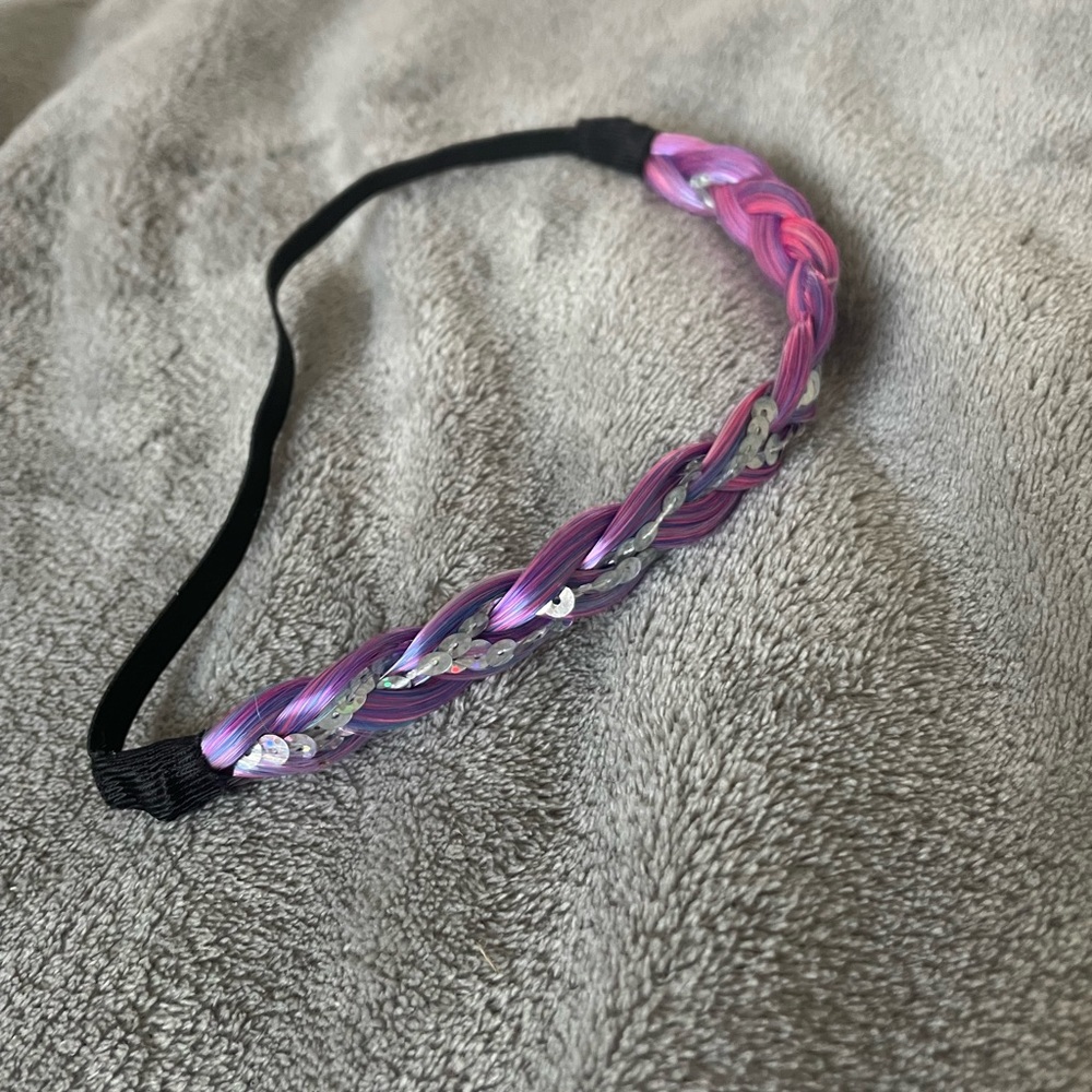 sparkly mermaid braided headband🧜‍♀️